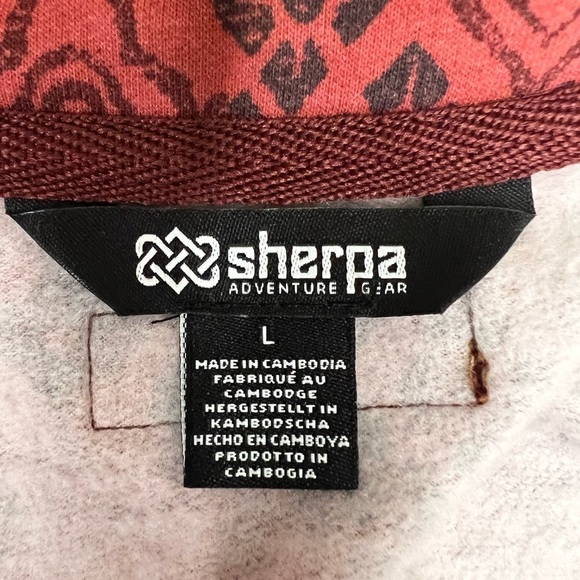 Sherpa Adventure Gear Zip Front Jacket Size L - Picture 6 of 9